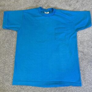 Vintage 90s Gear Skate Skater T-Shirt Blue Men's Large